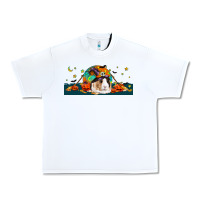 White Halloween Guinea Pig Urban Heavy Tee - LillyAllenDesigns
