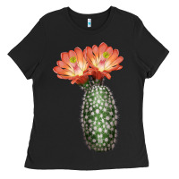 Black King Cup Cactus Ladies Tee - LillyAllenDesigns