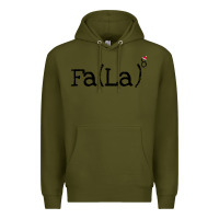 Army Green fa la christmas Premium Hoodie - DesigneFamous