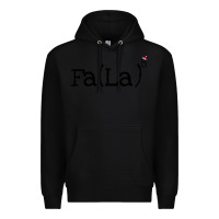 Black fa la christmas Premium Hoodie - DesigneFamous