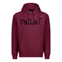 Burgundy fa la christmas Premium Hoodie - DesigneFamous