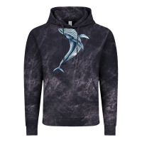 Cloud Black humpback whale jumping Vintage Hoodie - BarkalooDesign
