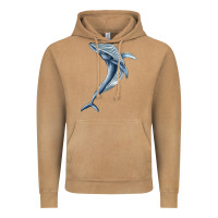 Humpback Whale Jumping Vintage Hoodie | Teevron