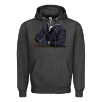 Charcoal Heather retriever sailor 2 Zipper Hoodie - RanaPortraitStore