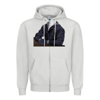 Dove Grey retriever sailor 2 Zipper Hoodie - RanaPortraitStore