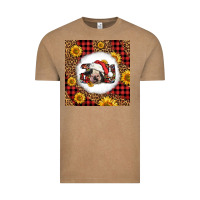 Vintage Coffee joy christmas cow Vintage Tee - LillyAllenDesigns