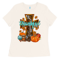 Bone thankful cross Ladies Tee - RacoonDesign