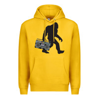 Lemon bigfoot beatbox boom box retro   bigfoot boom box Premium Hoodie - DesigneFamous