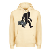 Pina Colada bigfoot beatbox boom box retro   bigfoot boom box Premium Hoodie - DesigneFamous