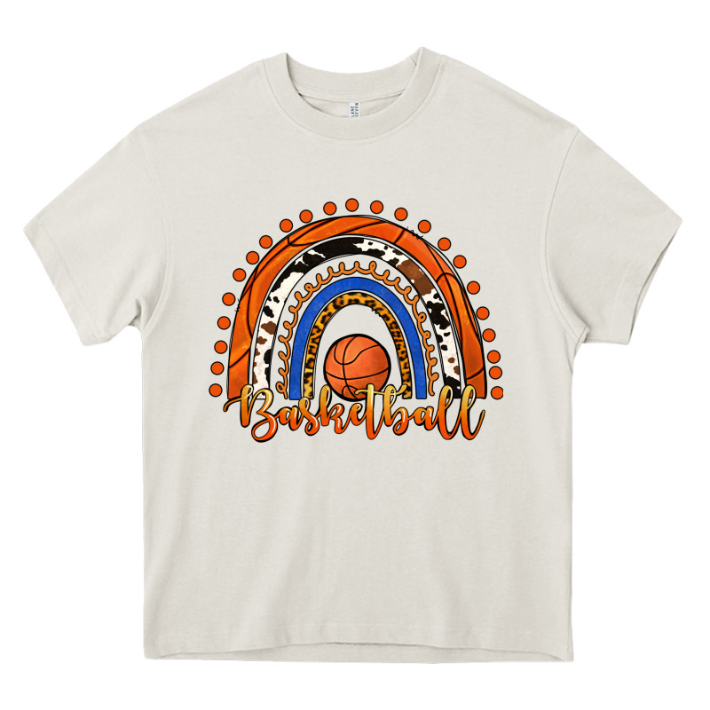 Basketball Rainbow Heavy Core Tee by RanaPortraitStore | Teevron