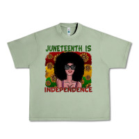Oil Green juneteenth is independence Urban Heavy Tee - SublimationCraftShop