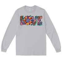 Moon Dust love sunflower usa flag leopard Long Sleeve Tee - Artiststas
