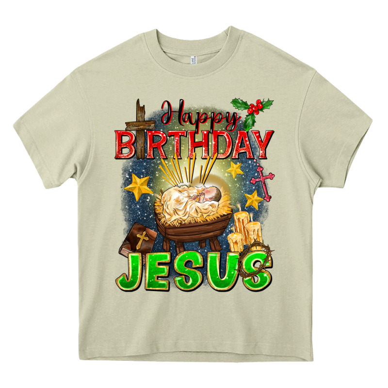 Happy Birthday Jesus Heavy Core Tee by FaDigitalArtStudio | Teevron