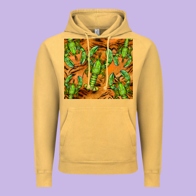 Lobster Tumbler Vintage Hoodie Designed By Barkaloodesign
