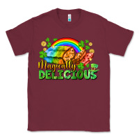 Burgundy magically delicious St. Patricks Day Classic Tee - FaDigitalArtStudio