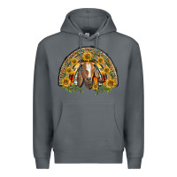Rock Western Leopard Sunflower Goat Rainbow Premium Hoodie - BarkalooDesign