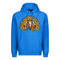 True Royal Western Leopard Sunflower Goat Rainbow Premium Hoodie - BarkalooDesign