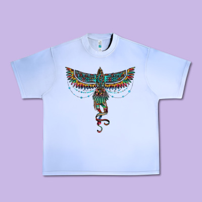 Aztec Serape Thunderbird Urban Heavy Tee Designed By Ranaportraitstore
