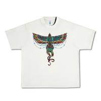 Pistachio aztec serape thunderbird Urban Heavy Tee - RanaPortraitStore