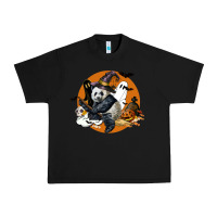 Black panda hallowen Urban Heavy Tee - LillyAllenDesigns