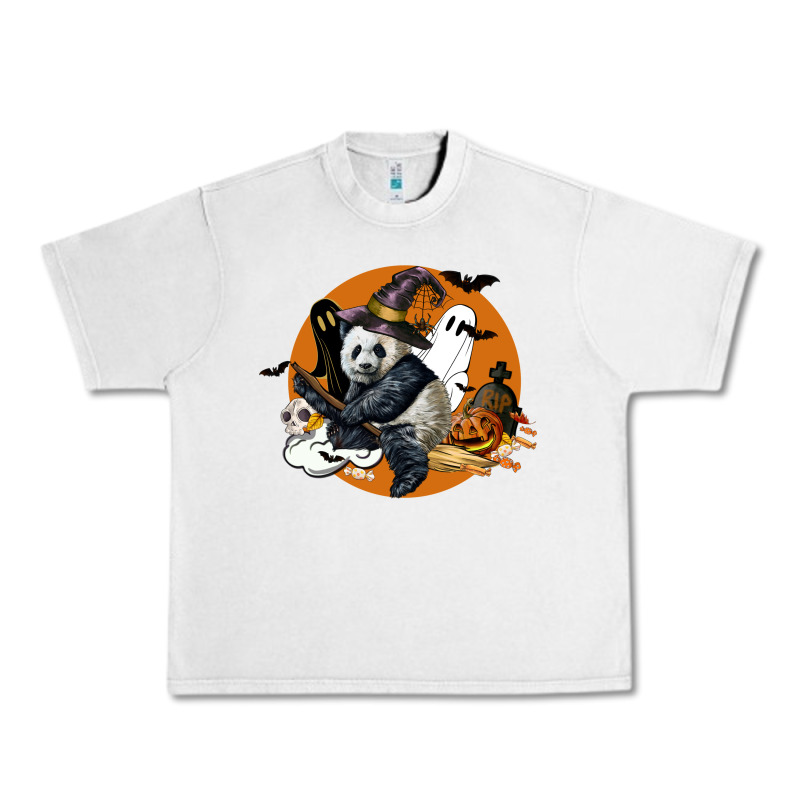 Panda Hallowen Urban Heavy Tee by LillyAllenDesigns | Teevron