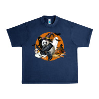 Navy panda hallowen Urban Heavy Tee - LillyAllenDesigns