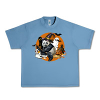 Pebble Blue panda hallowen Urban Heavy Tee - LillyAllenDesigns