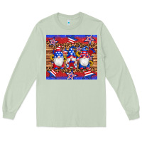 Matcha american flag gnomes star leopard glitter tumbler Long Sleeve Tee - Artiststas