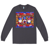 Smoke american flag gnomes star leopard glitter tumbler Long Sleeve Tee - Artiststas