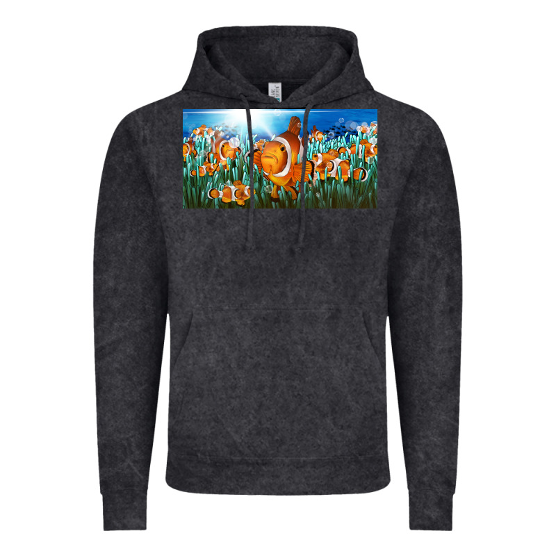 Clown Fish  License Plate Vintage Hoodie by BarkalooDesign | Teevron