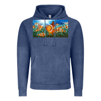 Vintage Denim clown fish  license plate Vintage Hoodie - BarkalooDesign