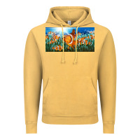 Vintage Mustard clown fish  license plate Vintage Hoodie - BarkalooDesign