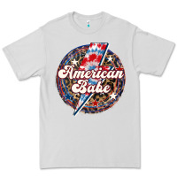 Dove Grey Western American Babe Patriotic Premium Tee - LillyAllenDesigns