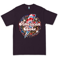 Plum Western American Babe Patriotic Premium Tee - LillyAllenDesigns