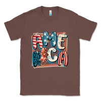 Chestnut America with lightning bolt 4th of july Classic Tee - FaDigitalArtStudio