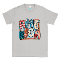 Moon Dust America with lightning bolt 4th of july Classic Tee - FaDigitalArtStudio