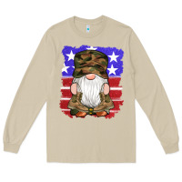 Mushroom military gnomes boots american flag Long Sleeve Tee - Artiststas