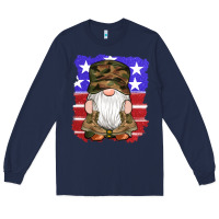 Navy military gnomes boots american flag Long Sleeve Tee - Artiststas
