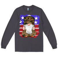Smoke military gnomes boots american flag Long Sleeve Tee - Artiststas