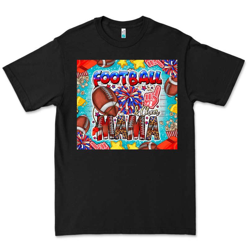 Football Mama Premium Tee by CowhideDigitalArt | Teevron