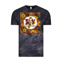 Joy To The World Christmas Cow Vintage Tee | Teevron