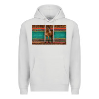 Dove Grey western horse serape tooled leather leopard  sippy cup Premium Hoodie - BarkalooDesign