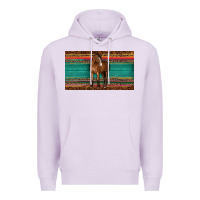 Lilac western horse serape tooled leather leopard  sippy cup Premium Hoodie - BarkalooDesign