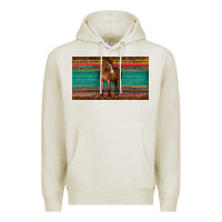 Oatmeal Heather western horse serape tooled leather leopard  sippy cup Premium Hoodie - BarkalooDesign