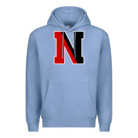 Colony Blue Northeastern Gifts, Huskies Long Sleeve Premium Hoodie - DesigneFamous