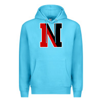 Ocean Blue Northeastern Gifts, Huskies Long Sleeve Premium Hoodie - DesigneFamous