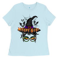 Baby Blue witchy gigi Ladies Tee - RacoonDesign