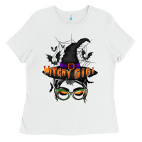 White witchy gigi Ladies Tee - RacoonDesign