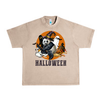 French Oak hallowen panda Urban Heavy Tee - LillyAllenDesigns
