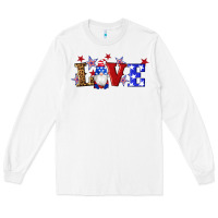 White american flag gnomes love Long Sleeve Tee - Artiststas